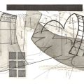 Polyphonic No. 5, 2013, mixed media on paper, 5.5" x 8.5" by Robert Green. ©
