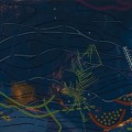 Nocturne, 2008, acrylic on paper, 13..5" x 48" by Robert Green. ©